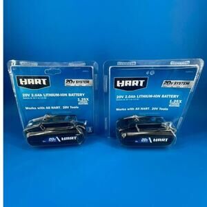 HART 20-Volt Lithium-Ion 2.0Ah Battery - Black